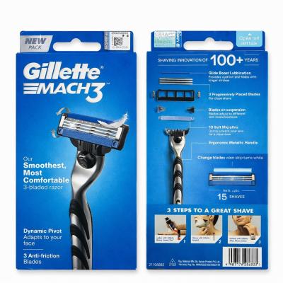 GILLETE MACH 3 MOST COMFORTABLE 3-BLADED RAZOR